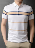 Eyebogler Men Half Sleeves Polo Neck T-shirt